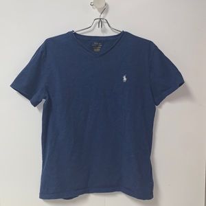 Blue V-Neck Shirt